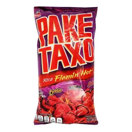 Botana Paketaxo Flamin hot 24 gr