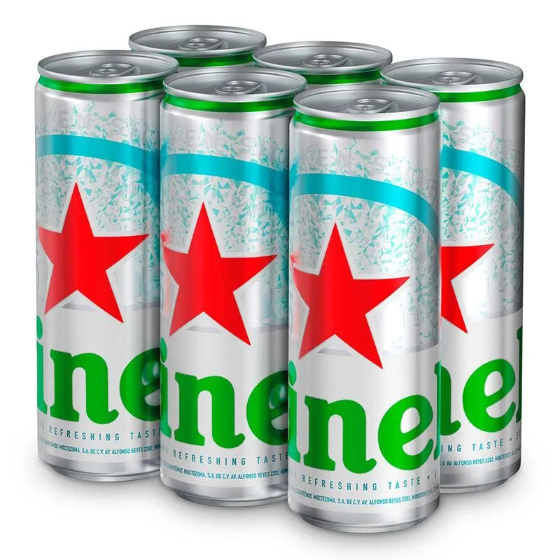 Cerveza Heineken Silver 6Pack Lata 355 ml