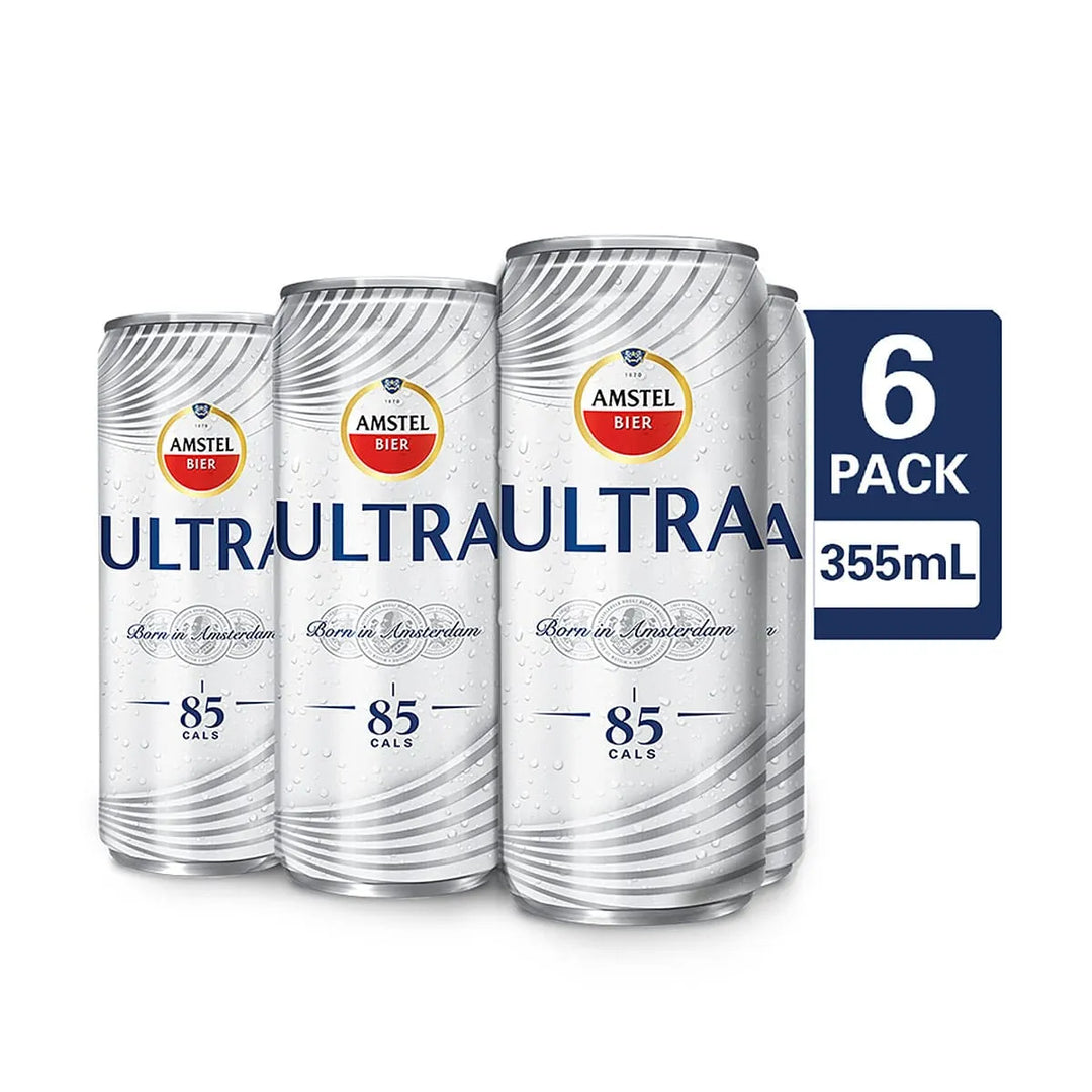 Cerveza Amstel Ultra Lata 6Pack 355 ml