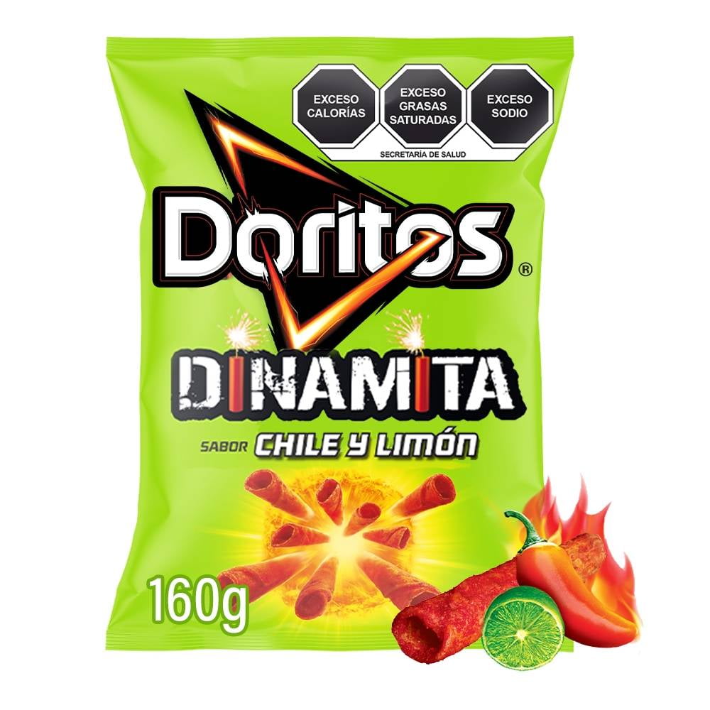 Botana Doritos Dinamina Chile y Limon 70 gr